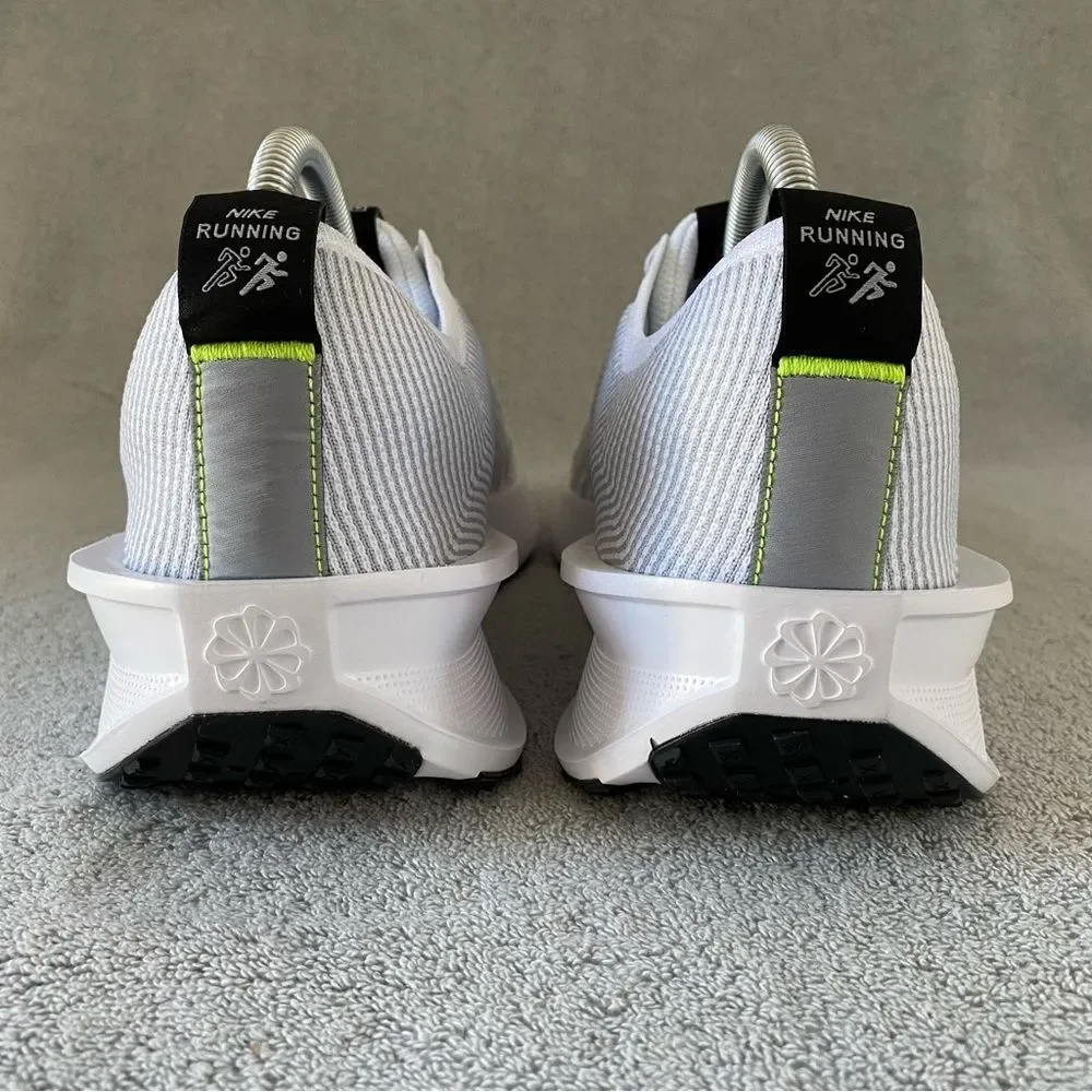 Nike Mens 13 Interact Run Running Shoes Athletic Sneaker FD2291-100 White Volt - Picture 5 of 8